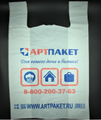 Пакет майка 38*60 "Артпакет" 20мкм