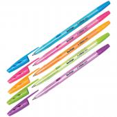 Ручка шариковая "Tribase Neon", синяя, 0,7мм 