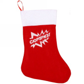 Носок новогодний 25х35 см "Сюрприз!"