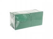 Салфетки бумажные, 33х33 см, 2-слойные, зеленые, 200 листов в упаковке