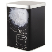 Банка д/сыпучих с крышкой метал. 1000 мл "Мука" Банка д/сыпучих с крышкой метал. 1000 мл "Мука"