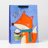 Пакет подарочный 31*42*12 ламинированный НГ Пакет подарочный 31*42*12 ламинированный НГ