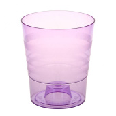 Кашпо д/орхидей пластик, 1,3 л, d 12,5 см, "Лилия", фиолетовый 5PL0310