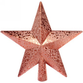Верхушка на ёлку 20 см "Glow", copper