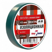 Изолента  15мм*10м зеленая Klebebander TIK553T