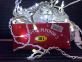 Гирлянда эл. бахрома 3 м (70*50*30), бел. холодный, 75 LED, IP44, "Мерцание" бел. проводTMB-HY-72030