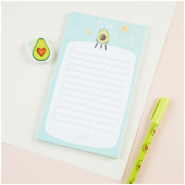 Блок д/записей "Avocado" 10,0*17,0см 50л. на склейке Блок д/записей "Avocado" 10,0*17,0см 50л. на склейке