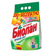 Стир. порошок Биолан автомат 2400 гр. колор