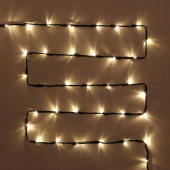 Гирлянда эл. д/улицы нить 7 м, 80 LED "Водопад", белый теплый