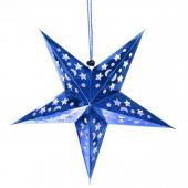 Украшение подвесное "Сияние звезды" 45 см, Синий