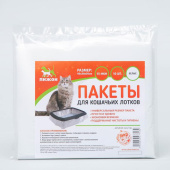 Пакеты для кошачьих лотков Пижон 10 шт белые 5247746