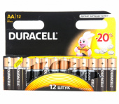 Батарейка DURACELL АA  1.5V LR06/MN1500 12шт
