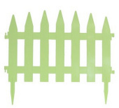 Заборчик садовый пластик 34 смх2,67 м, (7 секций) "Солнечный сад"