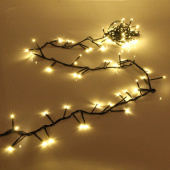 Гирлянда эл. нить 3 м, белый теплый, 100 LED "Твинкл Лайт" 
