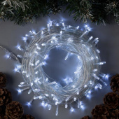 Гирлянда эл. нить 20 м, 200 LED, IP20, белый холодный, прозрачный провод 3556804