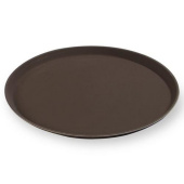 Поднос прорез. d=35 см. коричн MG