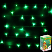 Гирлянда эл. нить 3,5 м, 36 LED, IP20, зеленый, прозрачный провод 130-342 Гирлянда эл. нить 3,5 м, 36 LED, IP20, зеленый, прозрачный провод 130-342