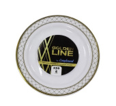 Набор тарелок пласт. белая 23см 6шт. Complement Golden Line