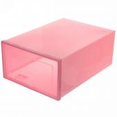 Коробка д/хранения 33,5х23,5х13,5 розовая