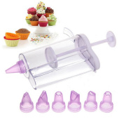 Кондитерский шприц с насадками 6шт "Кондитер" Кондитерский шприц с насадками 6шт "Кондитер"