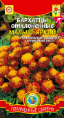 Семена Бархатцы  отклоненные "Малыш Яркий" низкорослые, 30 шт, Плазменные семена