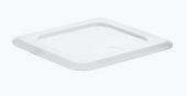 Крышка герметич. к гастр-ти 1/6; поликарбонат; L=17, 6, B=16, 2см; белый