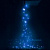 Гирлянда эл. хвост 2,0 м (8 нитей), синий, 160 LED "Волшебный хвост"