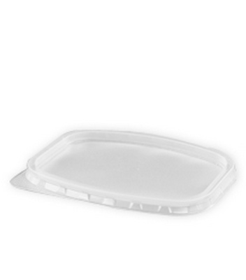 Крышка к гладкому контейнеру 1000гр прямоуг/прозр К- 139 