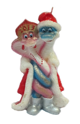 Свеча "Новогодняя пара"