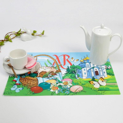 Подставка п/горячее «Пасхальная композиция» 43*28 см 7370332   