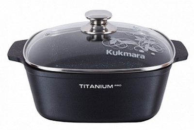 Крышка 26х26см стекл квадр нерж/руч с деколью 