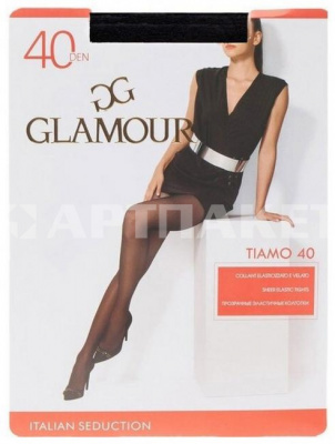 Колготки GLAMOUR Tiamo 40 nero 4