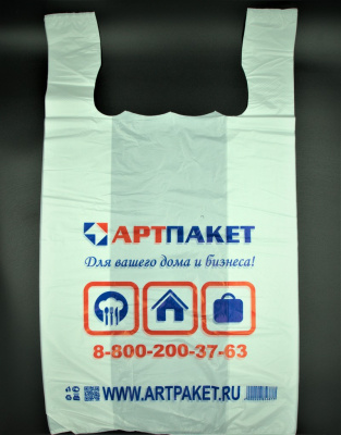 Пакет майка 32*55 "Артпакет" 16мкм
