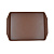 Поднос 42*30см темно-коричневый 
