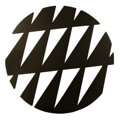 Подставка под горячее Фигурная, черный металл