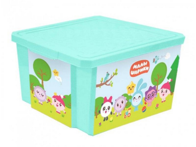 Ящик д/игрушек 17л X-BOX Малышарики LA1128