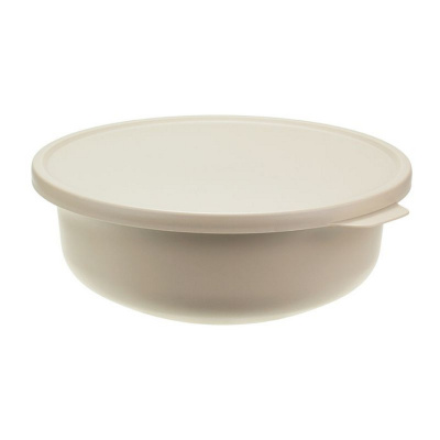 Миска 0,5л Тэсти с крышкой латте