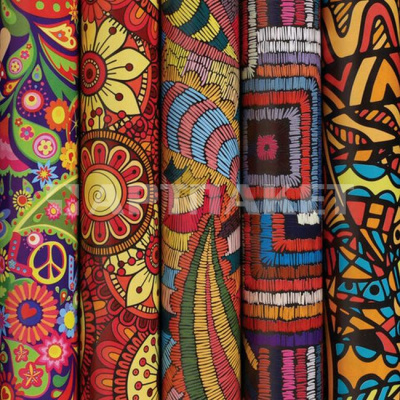 Бумага упаковочная крафт 70*100см Ethnic1 591591