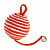 Шар-погремушка с петелькой, 5,5 см, микс цветов  913209