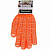 Перчатки нейлоновые с ПВХ покрытием "Мастер" оранжевые 788-523