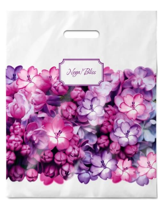 Пакет ПЭ, 38х47 см, 60 мкм, с вырубной ручкой, "Нега"