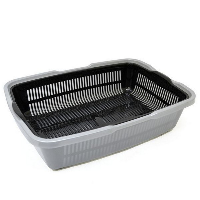 Лоток д/кошачьего туалета с сеткой большой микс