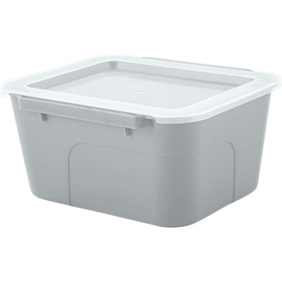 Контейнер д/хранения BERGEN S 0,8 л, серый шторм