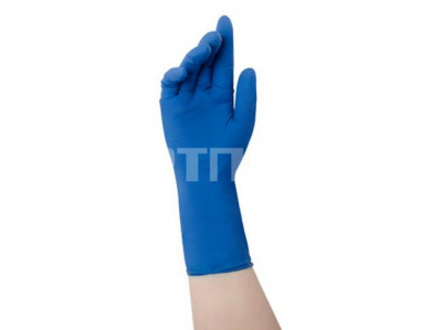 Перчатки латексные особопрочные Libry Синие L