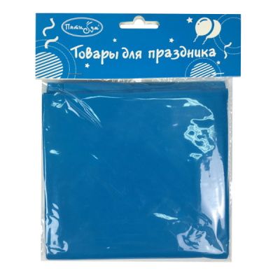 Скатерть 121*183см полиэтиленовая Blue 