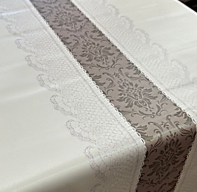 Клеенка на тканевой основе с тиснением Silk Dupont 1,37*20 м.п