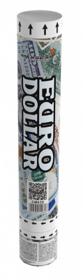 Хлопушка пневматическая 30 см "Dollars" CM035