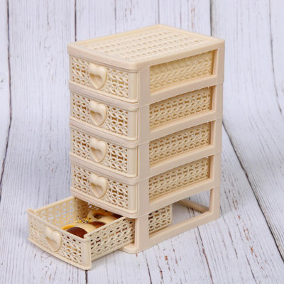 Комод малый 5 отд. 13*9*18,5см "Палермо", бежевый