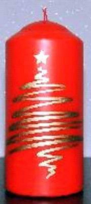 Свеча пенек "Елка" 