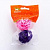 Набор из 2 плетёных шариков из лозы фиолетовый/розовый 7673135